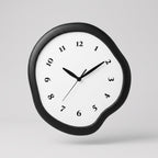 Abstract Acrylic Wall Clock, With or Without Pendulum