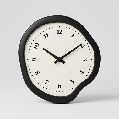Abstract Acrylic Wall Clock, With or Without Pendulum