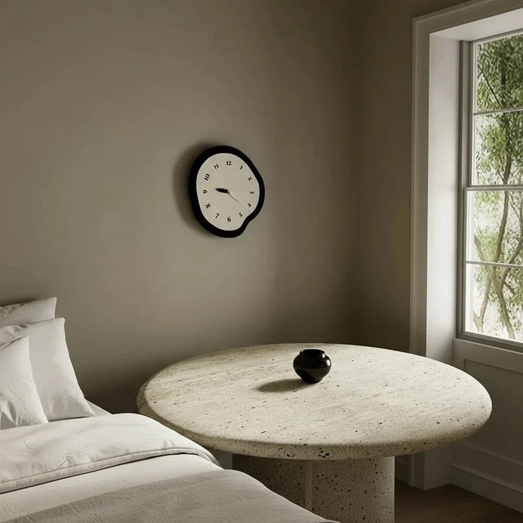 Abstract Acrylic Wall Clock, With or Without Pendulum