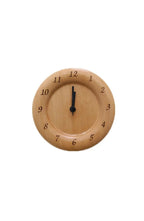 Beech Wood Alarm Clock with Silent Movement for Bedside