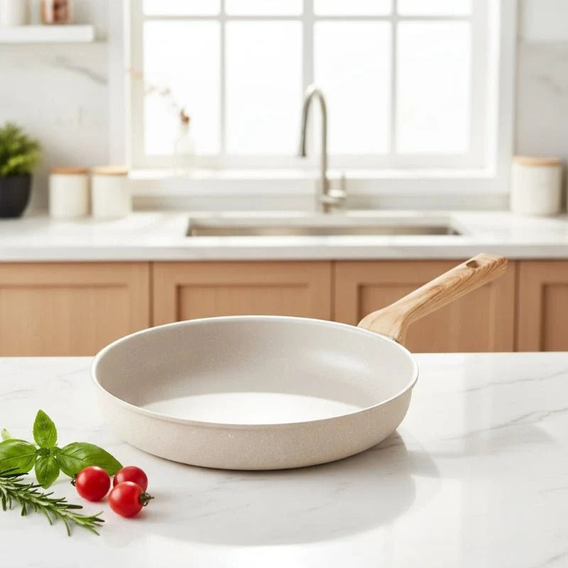 Ceramic Non-Stick Wok Pan for Induction and Gas Hobs