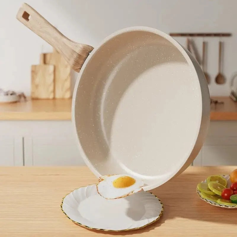 Ceramic Non-Stick Wok Pan for Induction and Gas Hobs