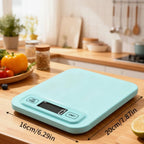 Compact Digital Kitchen Scale - Grams, Ounces and Millilitres