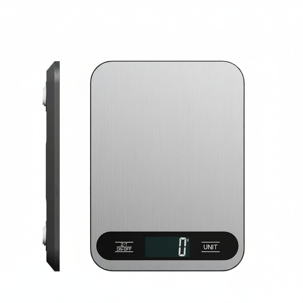 Compact Digital Kitchen Scale - Grams, Ounces and Millilitres