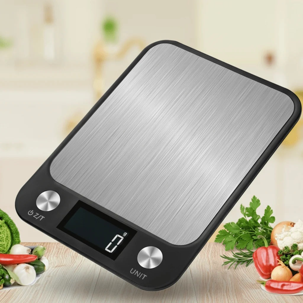 Compact Digital Kitchen Scale - Grams, Ounces and Millilitres