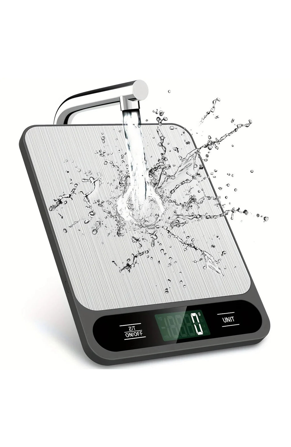 Compact Digital Kitchen Scale - Grams, Ounces and Millilitres