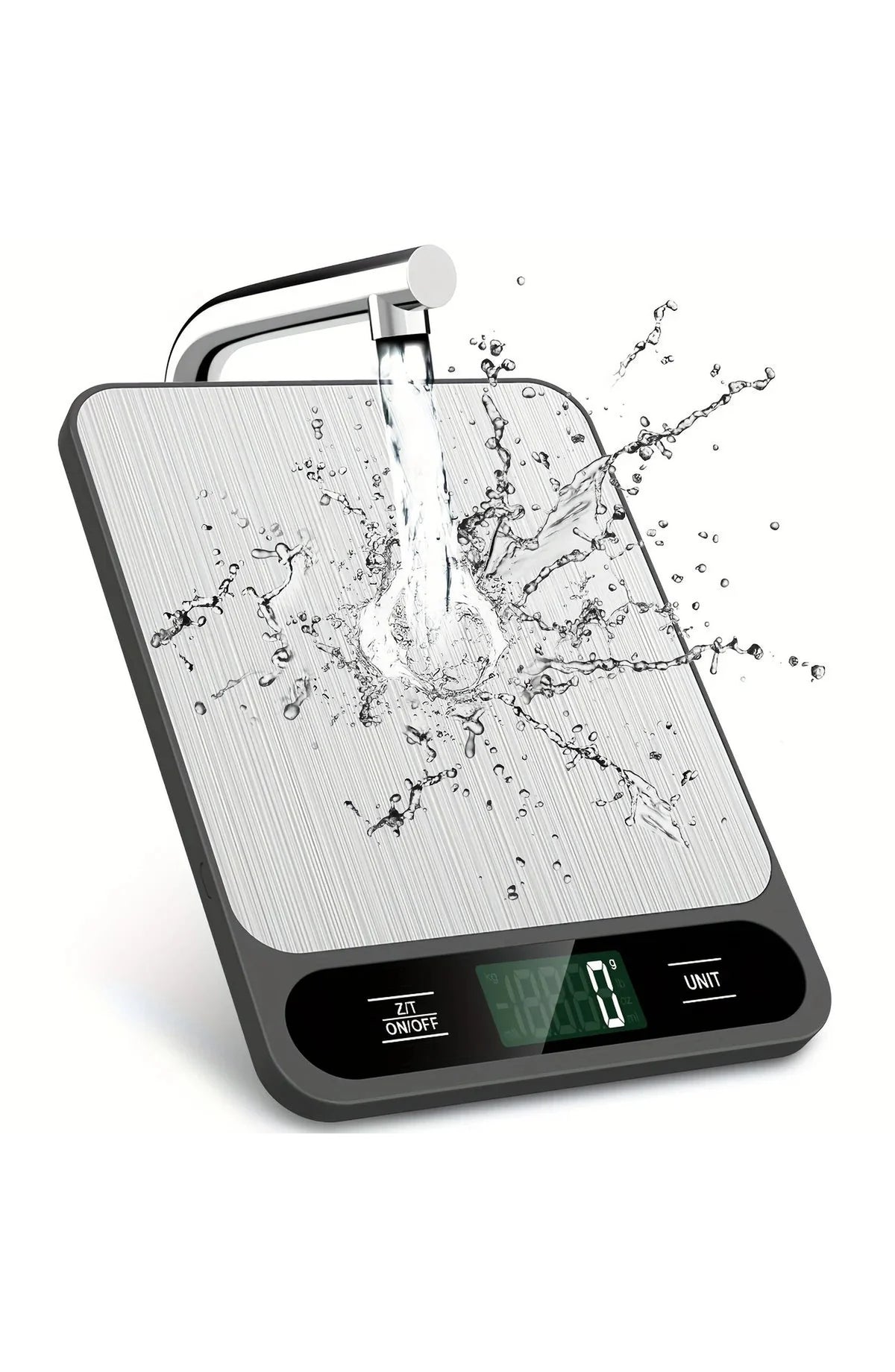 Compact Digital Kitchen Scale - Grams, Ounces and Millilitres
