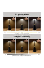 Cordless Table Lamp with Warm and Cool Light Modes
