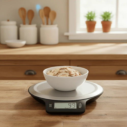 Digital Kitchen Scale with Large Backlit LCD Display