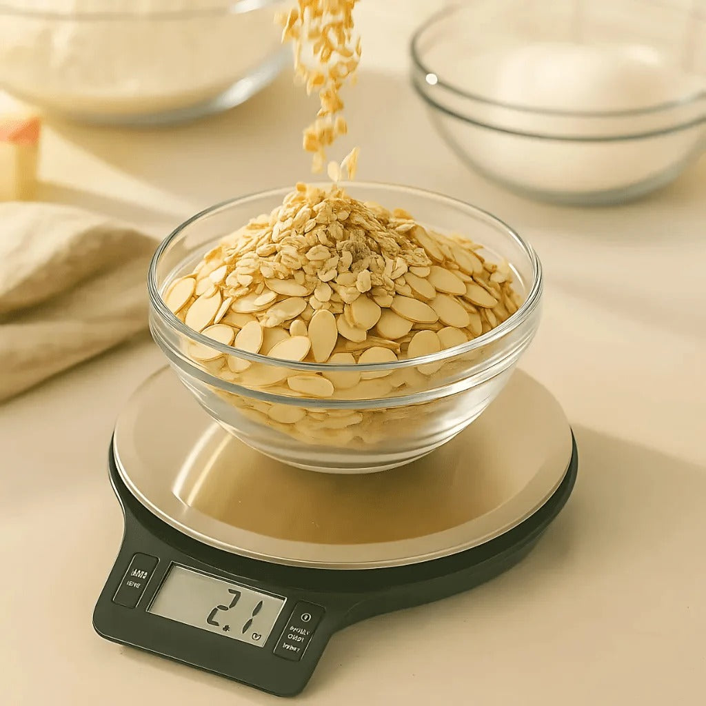 Digital Kitchen Scale with Large Backlit LCD Display