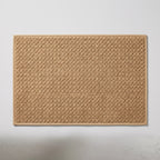 Dirt-Trapping Entrance Mat with Low-Profile Rubber Backing