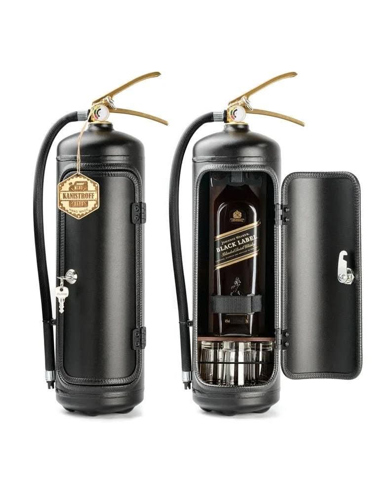Hidden Drinks Cabinet in Fire Extinguisher Design