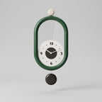 Long Wall Clock with 3D Numerals and Silent Movement