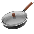 Maifan Stone Non-Stick Frying Pan with Glass Lid