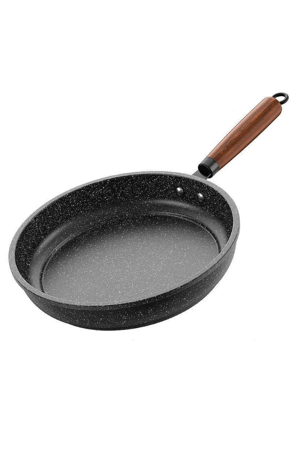 Maifan Stone Non-Stick Frying Pan with Glass Lid