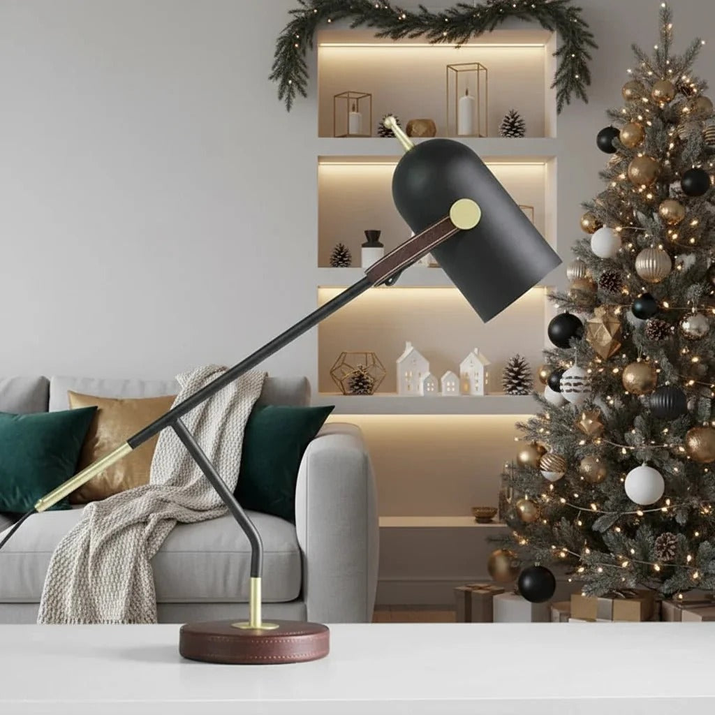 Modern Metal Table Lamp with E27 Fitting for Reading