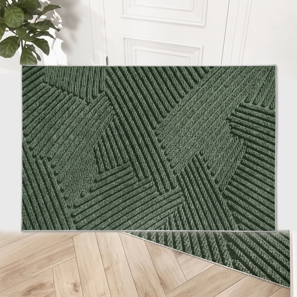Non-Slip Entrance Doormat with Hard-Wearing Surface