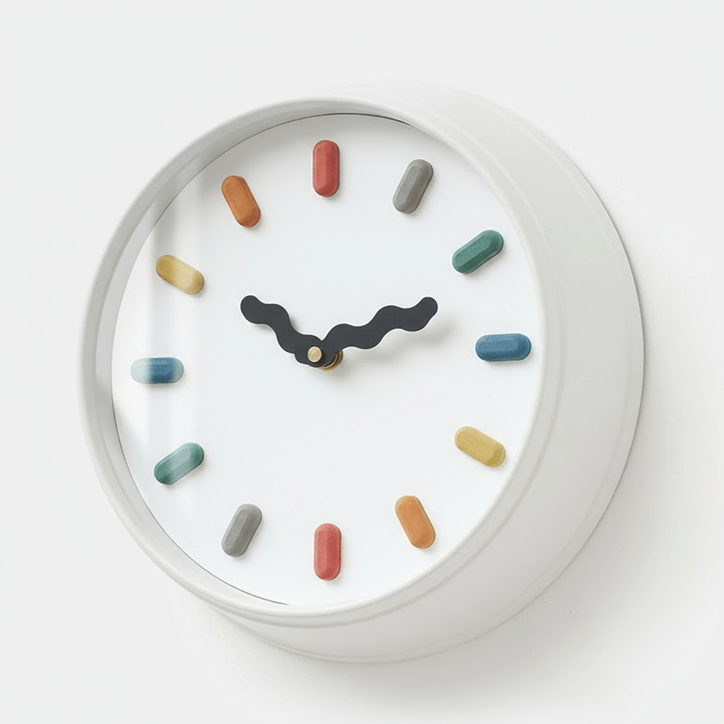 Nordic 3D Wall Clock with Silent Sweep Movement