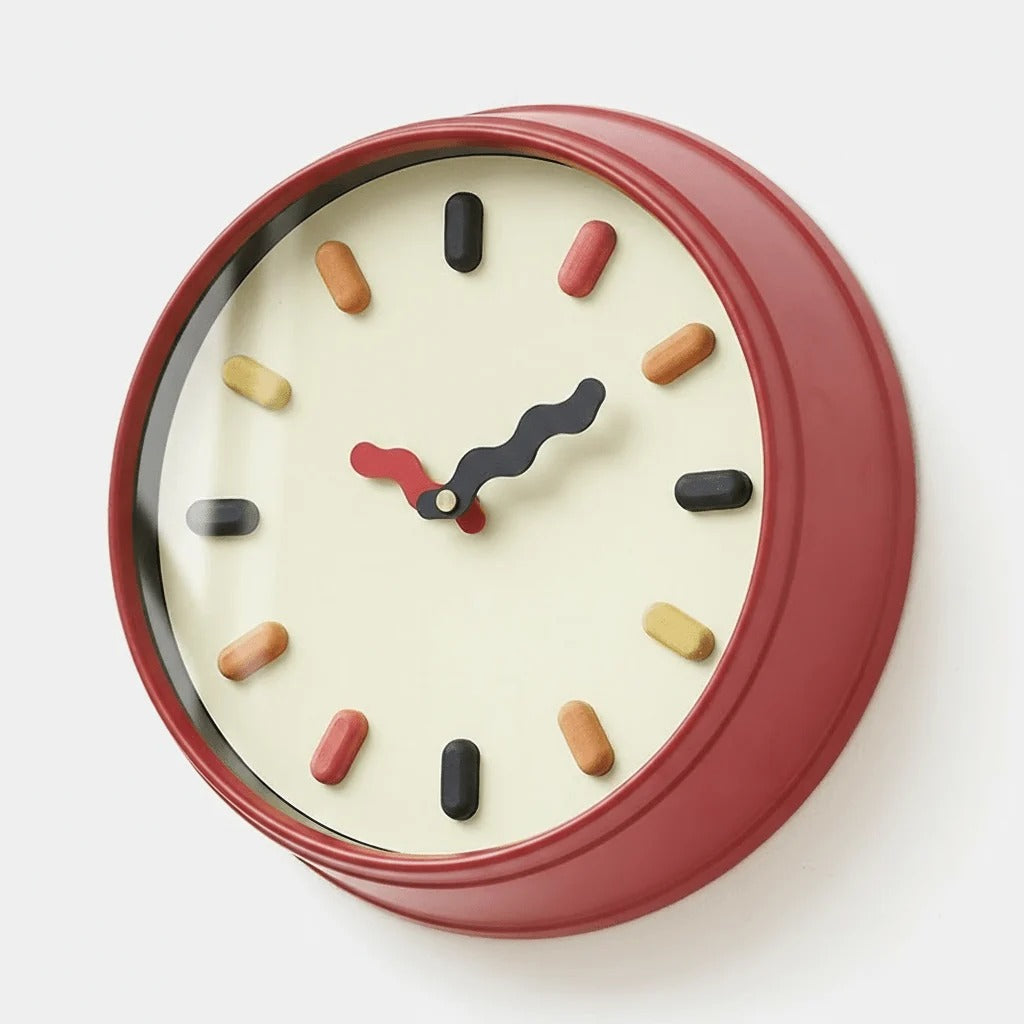 Nordic 3D Wall Clock with Silent Sweep Movement