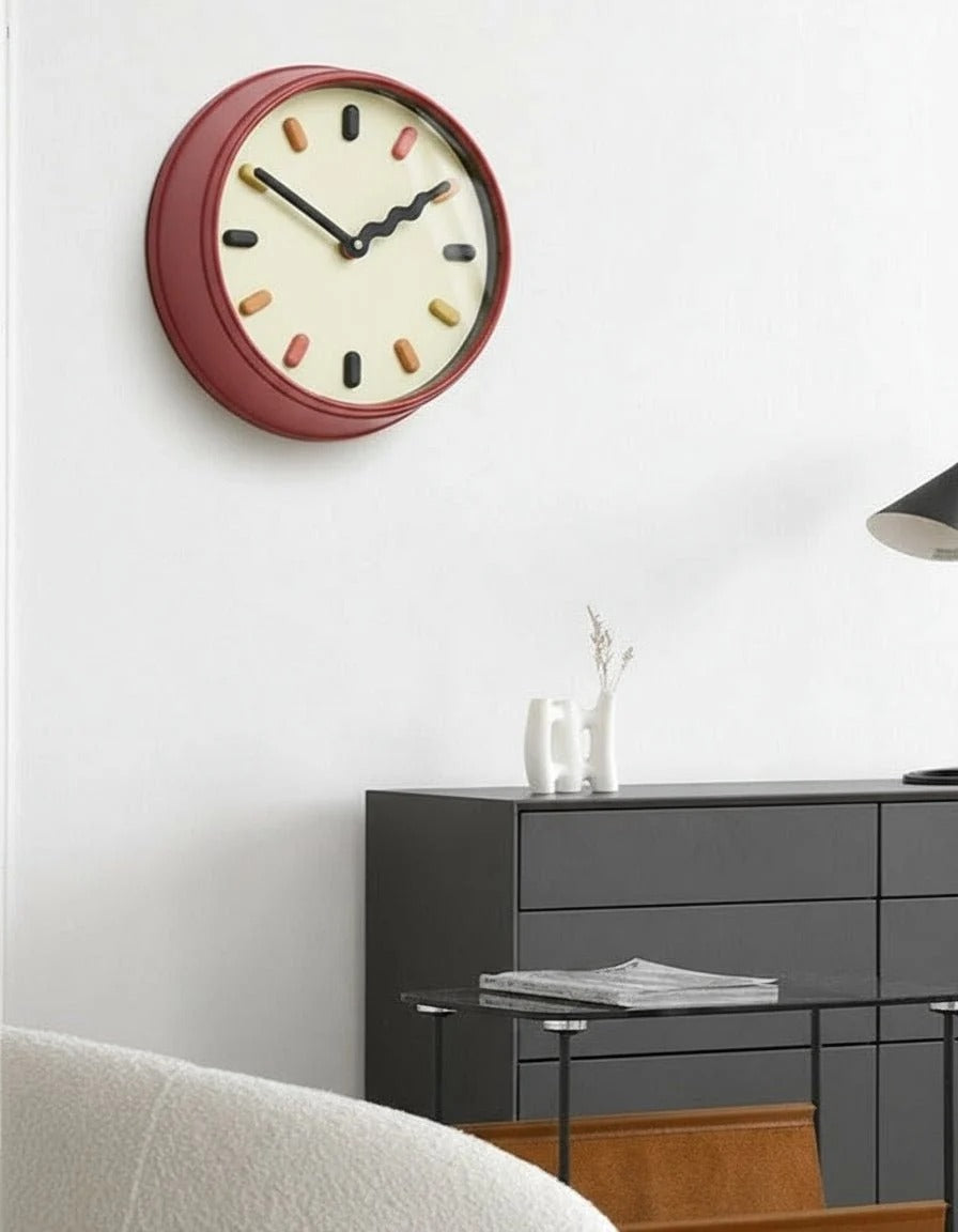 Nordic 3D Wall Clock with Silent Sweep Movement