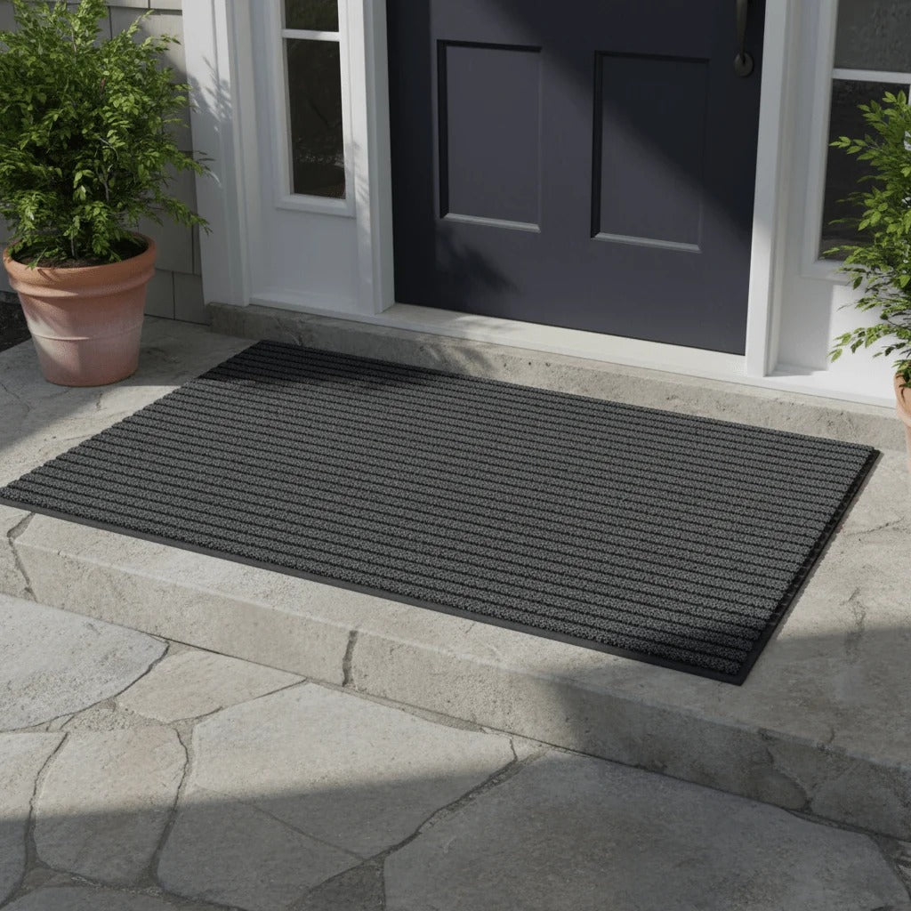 Outdoor Entrance Mat with Dense Fibres for All Weather